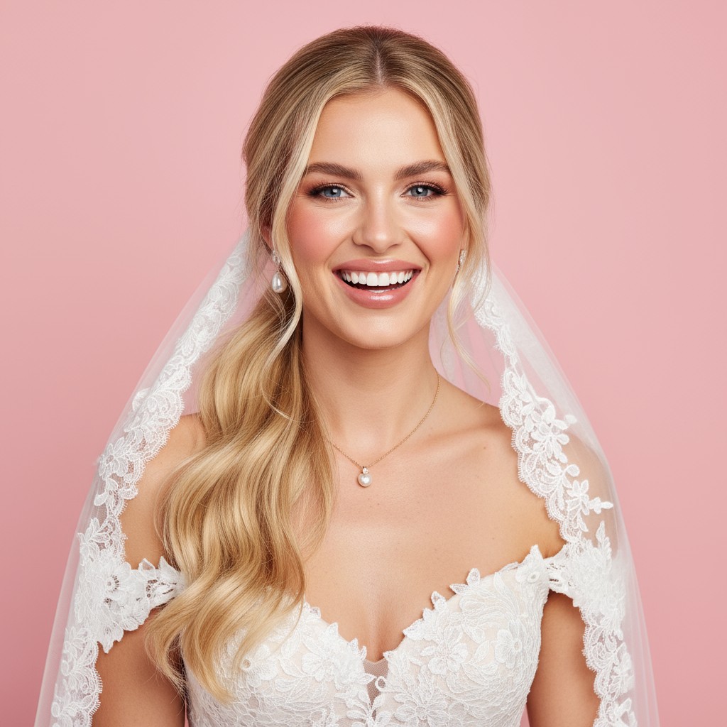 Wedding Ponytail With Veil Ideas